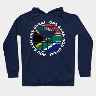 Ons Gaan Nou Braai Funny African BBQ Family Hoodie